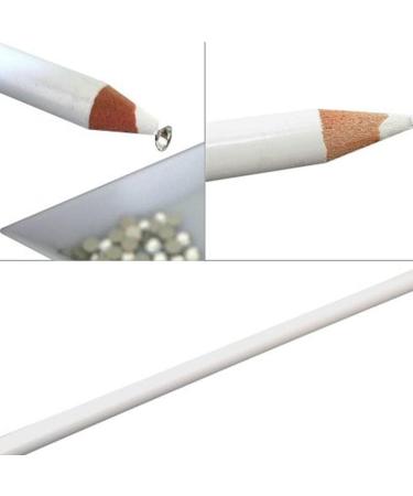 1PC Nail Art Drawing Pen Hook Flower Carving Nail Pen Rhinestones Picker Beauty Makeup Manicure Tool White. - Buy Online on SooperMarket.com