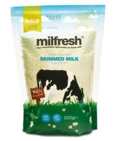 Milfresh Granulated Milk 500g || Alternative to Fresh Milk (Pack of 10 Gold) GOLD Pack of 10