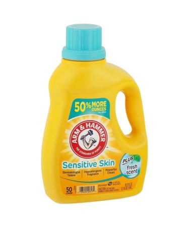 Arm & Hammer Detergent HE Plus Fresh Scent Sensitive Skin 67.5 Ounce