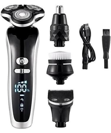 GeRRiT Electric Razor for Men's Electric Shaver 4D for Men Electric Hair Clipper USB Rechargeable Professional Hair Trimmer Hair Cutter for Men Adult Razor