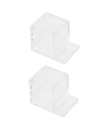 Kisangel 2pcs Pet Water Feeder Insect Feeder Transparent Ants Feeding Cup Insect Water Feeder Plastic