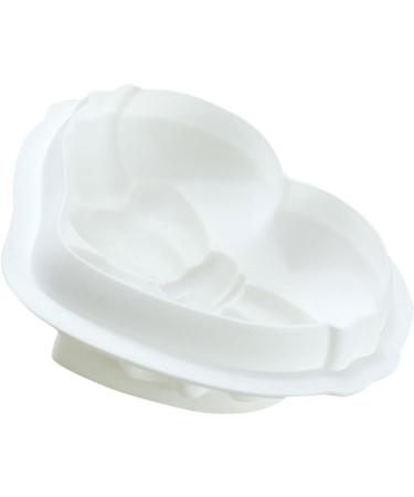 MAGICLULU 2pcs Love Mold Heart Molds Silicone Mold Mini Cake Mold Ice Cube Molds Butter Molds Breakable Heart Mold Baking Pans Silicone Candy Mold White Mousse Flower Model Silica Gel 3D - Buy Online on SooperMarket.com