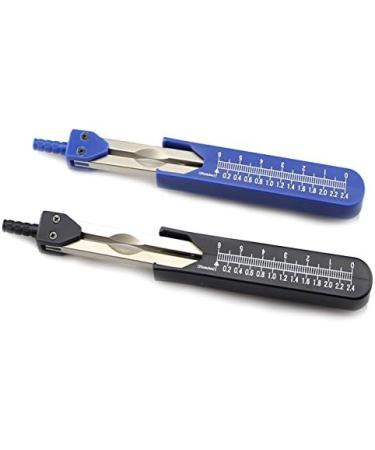 Airgoesin EMI ECG EKG Calipers Ruler Drafting Divider Set - Black and Blue (2pcs) - Buy Online on SooperMarket.com