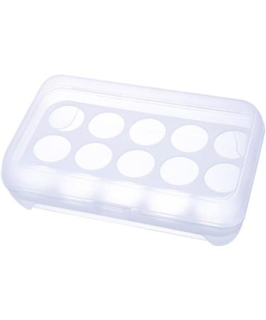 OSALADI 15 Eggs Egg Holder Tray Egg Holder Basket Egg Holder for Fridge Egg Storer Container Box Egg Tray White Medium - Buy Online on SooperMarket.com