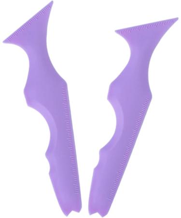 Angoily Eyelash Tool 8 Pcs Silicone Beauty Ruler Eyeshadow Eyebrow Stencils Aid Makeup Stencils Aid Cosmetic Beauty Tools - Buy Online on SooperMarket.com