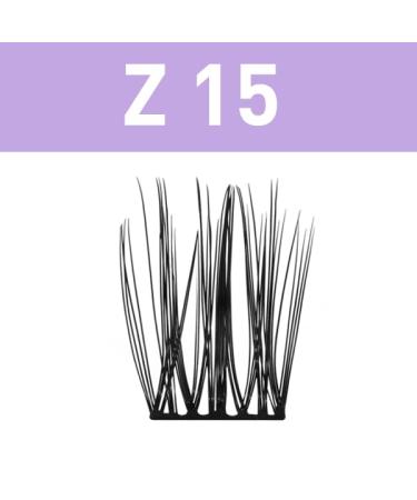 Eyelash Extensions 84 PCs | Z15 B&C Individual Eyelashes | DIY Lash Clusters for Beginners | Reusable Single Eyelash Brushes | D-16mm Lashes for At-Home Extensions - Buy Online on SooperMarket.com