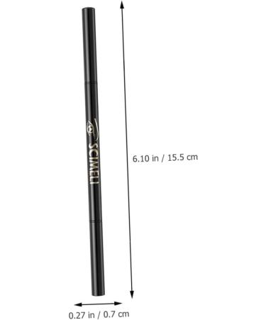 BELLIFFY 2 1 Eyebrow Makeup Tools Eyebrow Waterproof Natural Eyebrow Pen Automatic Rotating Pencil Brow Liner 1 count (Pack of 1) Brown - Buy Online on SooperMarket.com
