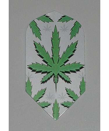 US Darts - 5 Sets (15 Flights) Marijuana Weed Dope Slim Dart Flights