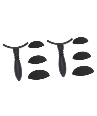 FOYTOKI 2 Sets Eye Shadow Stamp Eyeshadow Applicator Eye Shadow Makeup Tool Make up Black