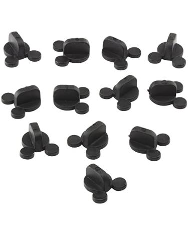 PVC Rubber Mouse Ears Pin Backs(12 Pcs) -Compatible with Mickey Mouse  Disney & novelty Collectible pins - Keep your favorite pins safely secured to your clothes - Keepers  Tie Tack  Lapel Pin Backing