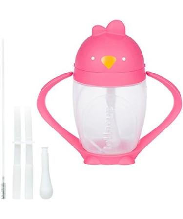 Lollaland Weighted Straw Sippy Cup | Made in USA | Infant & Toddler Transition Cup | Shark Tank Product (Pink) - Buy Online on SooperMarket.com