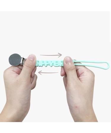 TIAN-K Baby Pacifier Chain | BPA-Free Silicone Dummy Holder for Newborns | Molar Attachment Strap - Buy Online on SooperMarket.com