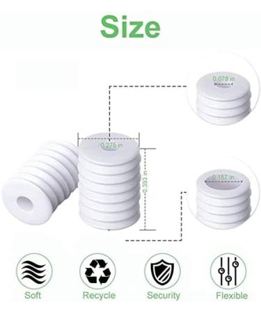 GBSYU 200 PCS Cord Locks for Mask  Elastic Adjuster Silicone Cord Stopper No Slip Earloop Toggles for Drawstring Buckle Clasp Spring  for Drawstrings Elastic Cord Adjuster Non-Slip Stopper  White - Buy Online on SooperMarket.com