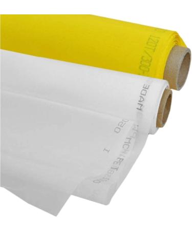 110 Mesh 43T 50 White Screen Printing Mesh - 3Y (2.7m/8.8ft) - Polyester Fabric - Buy Online on SooperMarket.com