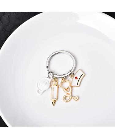 Guqqeuc Nurse Gifts | Stethoscope Keychain & Nurse Cap | Perfect Doctor & Nurse Appreciation Gifts for Women & Men | Nursing Graduation Gifts for Students & Practitioners - Buy Online on SooperMarket.com