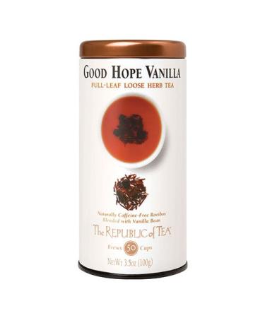 Republic of Tea Good Hope Vanilla Red Full-Leaf Tea - 3.5oz (50 Cups), Pack of 1 - Buy Online on SooperMarket.com