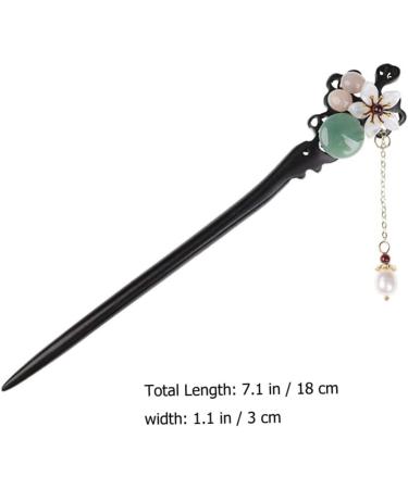 minkissy Hairpin Tassel Hair Stick Hat with Hair Attached for Women Bride Hair Stick Chinese Hair Sticks Hair Chopsticks for Women Buns Hair Fork Accessories Miss Modeling - Buy Online on SooperMarket.com