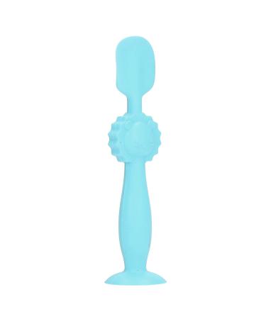 Baby Windle cream spatula baby diaper cream spatula diaper cream brush baby-po-cream applicator soft silicone skin-friendly suction baby products (blue)