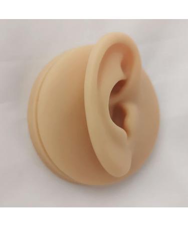 Soft Silicone Human Ear Simulation Template Jewelry Display for Earrings Suitable for Ear Lobe Drilling Exercises and Exercises - Buy Online on SooperMarket.com