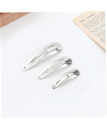 TOSSPER 6-Piece Water Drop Shape Hair Clips - Stylish Oval Snap Hairpins for Women Metal Slip Hair Barrettes & DIY Hair Accessories - Buy Online on SooperMarket.com