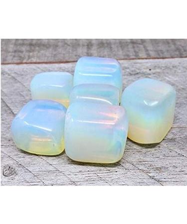 6 pcs Opalite Crystal Tumbled Stone Lot Natural Gemstones in Gift Pouch/Rocks for Crystal - Buy Online on SooperMarket.com