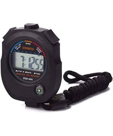 2 Pack Electronic Digital Sport Stopwatch Timer with Large Display - Ideal for Coaches, Referees, and Fitness Enthusiasts - Buy Online on SooperMarket.com