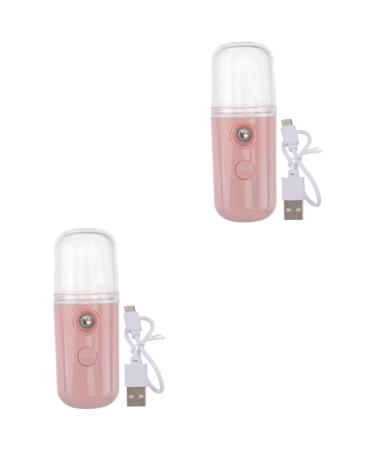 Healeved 2 Sets Humidifier Electric Fragrance Diffuser Moisturizing Mister Portable Face PC