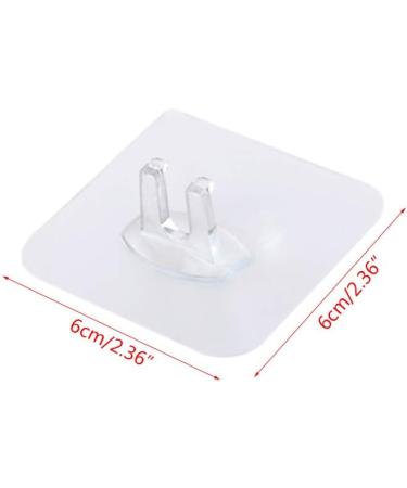Bayore Transparent Toothbrush Holder - Hygienic Self-Adhesive Stand for Strong Hook Rod Support - Buy Online on SooperMarket.com