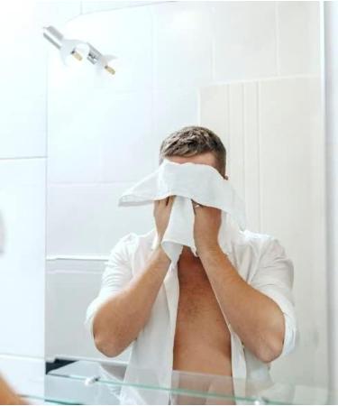 Royalz Collection 12-Pack White Washcloths 550 GSM 100% Cotton - Highly Absorbent Face Towel - 13x13 inches - Set of 12 Pieces - Buy Online on SooperMarket.com