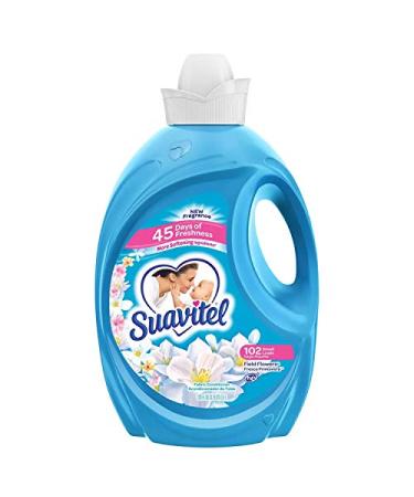 Suavitel Fabric Softener & Fabric Conditioner Field Flowers - 120 fluid ounce (Case of 4)