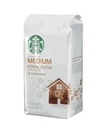 Starbucks House Blend Medium Roast Ground Coffee 12 oz