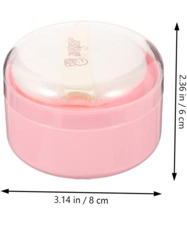 Kisangel Baby Powder 12 Pcs Body Powder Puff Box - Pink Compact Child Synthetic Sponge - Travel-Sized Baby Powder - Buy Online on SooperMarket.com
