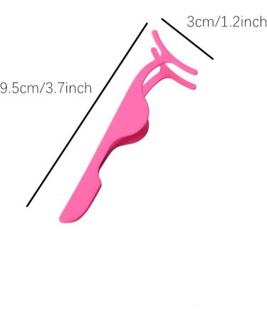 False Eyelash Applicator Set - 2PCS Stainless Steel Tweezers for Easy Magnetic Eyelash Application | Pink & Black - Buy Online on SooperMarket.com