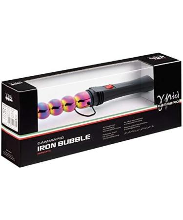 Gamma Pi Professional Curling Tong Iron Bubble Rainbow. Wide and Narrow Waves. Heat Resistant Tip. Long Motion Blur. Rapid Heating. Reduces Electrostaticity. Styling. Italian socket 33 mm - Buy Online on SooperMarket.com