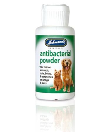 Johnson's ANTIBACTERIAL POWDER - 20G - CATS & DOGS - ANTISEPTIC - SKIN SOOTHING (1 PACK)