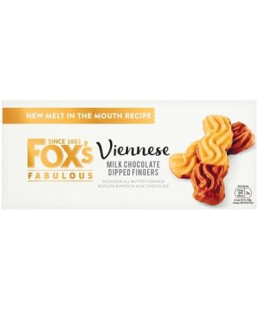 Milk Chocolate Biscuits Bundle With Fox's Viennese Milk Chocolate Dipped Fingers 105g (3 Pack) - Buy Online on SooperMarket.com