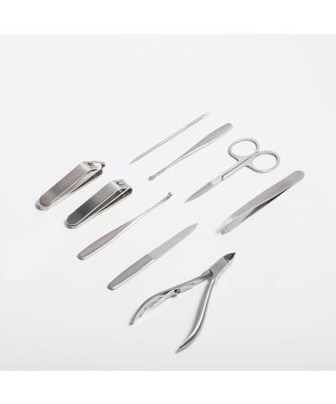 Double Nail Clippers Set Multifunctional Manicure Kit Stainless Steel Pedicure Pliers Nail Cutter for Foot Fingernail Include Tweezers Cuticle Remover(Purple) - Buy Online on SooperMarket.com