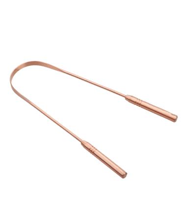 Premium Metal Tongue Cleaner & Scraper - Copper Oral Hygiene Tool for Bad Breath Relief | Eco-Friendly Etui Included - Buy Online on SooperMarket.com