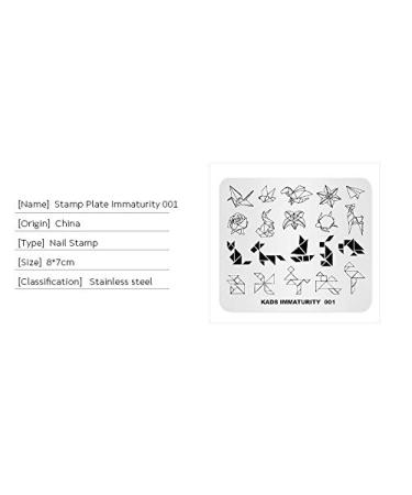 Alexnailart Chinese Style Summer Nail Art Stamping Plate - IM001 | Premium Nail Art Tools for Stunning Designs - Buy Online on SooperMarket.com