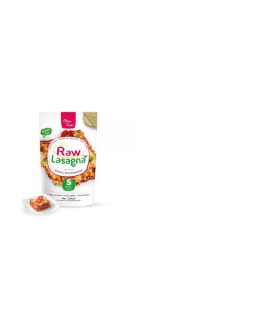 CleanFoods Raw Lasagna 200g I Konjac noodles I vegan gluten free low carb I only 6 calories per 100g I ready in 2 minutes