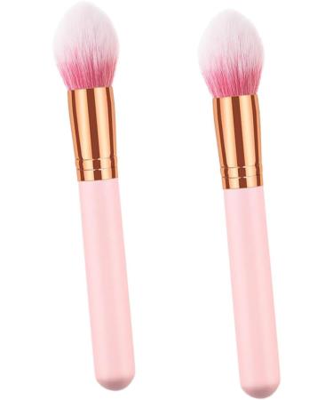 Mikinona 2pcs Cosmetics Brush Cosmetic Brush Powder Makeup Brush Makeup Brushs Makeup Powder Brush Wooden - Buy Online on SooperMarket.com