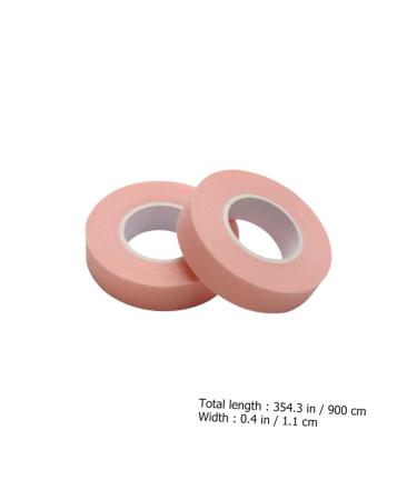 NOLITOY 12 Rolls Eyelash Tape - Breathable Non-Woven Adhesive for False Eyelashes & Extensions - 900x1.1cm - Pink Duct Tape Tool for Makeup - Buy Online on SooperMarket.com