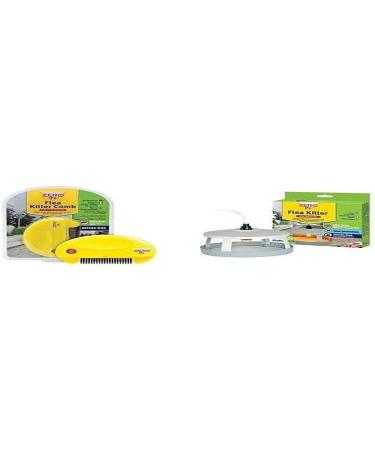Zero In Electric Flea Kiler Comb & Mains Flea Killer Lamo (Efficient Flea Egg and Larvae Control to tackle Pet Flea Problems)