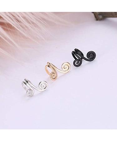 Zunis Acupressure Slimming Earrings Non Piercing Acupressure Earrings for Weight Loss Acupressure Slimming Earrings Ear Cuff Clip for Women Men (1Pair Silver) - Buy Online on SooperMarket.com