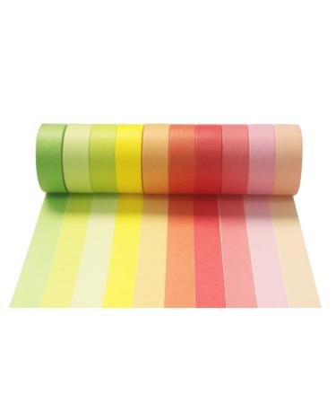 Baijixin Washi Tape Set 20 Rolls - 15mm Rainbow Colors Washi Masking Tape Decorative Tape for Bullet Journal  Planner  DIY Arts & Crafts  Scrapbooking  Gift Wrapping  Holiday Decoration Rainbow 15mm -20 Rolls - Buy Online on SooperMarket.com