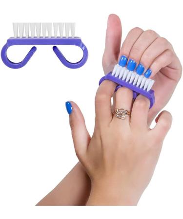 Nail Clean Brush Set - Double Sided Finger Cleaning Brushes (3 Pcs) | Strong Bristles, Ergonomic Handle | Ideal for Fingernails & Toenails - Buy Online on SooperMarket.com