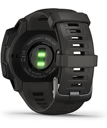 Garmin Instinct Solar Smartwatch - Rugged Outdoor Watch with Solar Charging - Graphite - Buy Online on SooperMarket.com