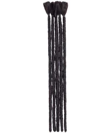 Silk-co All Human Handmade Dreadlocks Braiding Hair Extensions 12" Crochet Braids Reggae Hip-Hop Hairpiece Handmade for Braiding Dark Brown  - Buy Online on SooperMarket.com