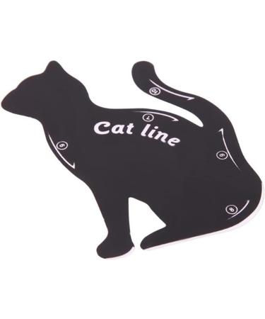 2PCS Cat Eyeliner Template Premium PVC Material Smoky Eyes Makeup Applicators Cat Shaped Eye Liner Guide Stencil Tool For Makeup Beginnereyeliner stencil - Buy Online on SooperMarket.com