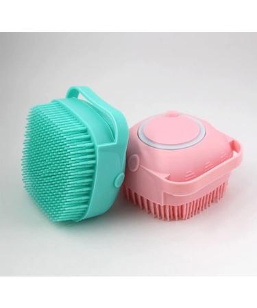 Silicone Massage Bath Brush - Blue | Exfoliating Body Scrubber - Buy Online on SooperMarket.com